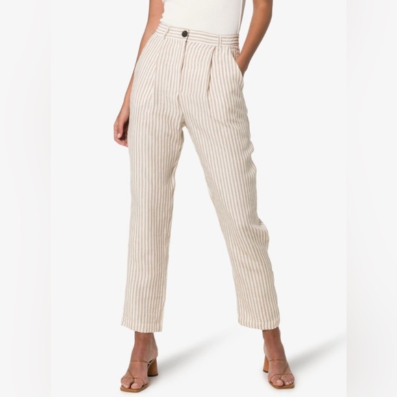 NWT Mara Hoffman Linen Trousers. Size 0. - Picture 1 of 8